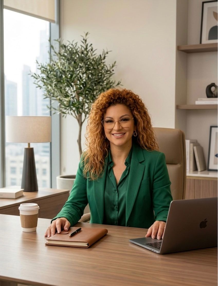 Fabjola Këllëçi duke punuar me strategji marketingu